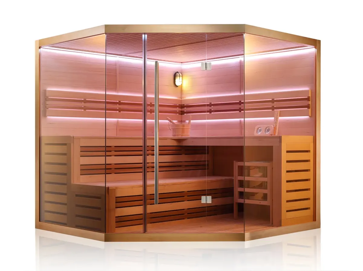 Sauna Ottawa intérieur bois vue 00