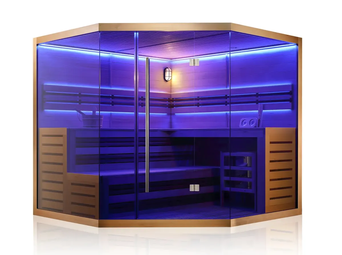 Sauna Ottawa intérieur bois vue 11