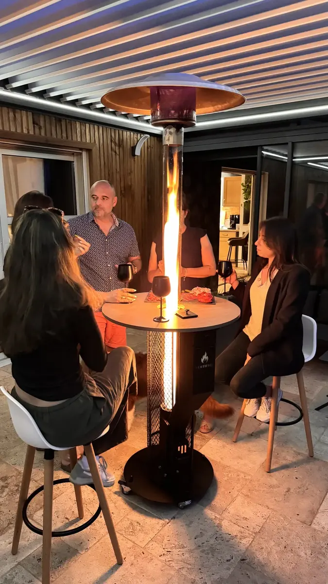 Chauffage extérieur pour terrasse